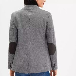 Puppytooth Knit Elbow Patch blazer size 2